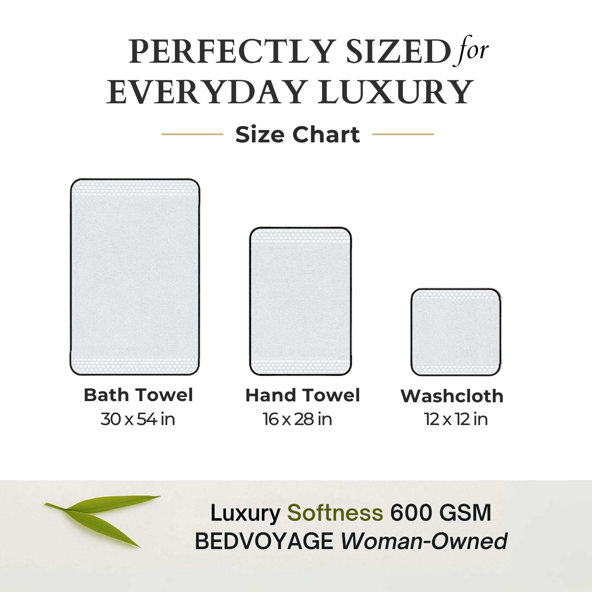 Bamboo 6 Piece Spa Towel Set – Cloud