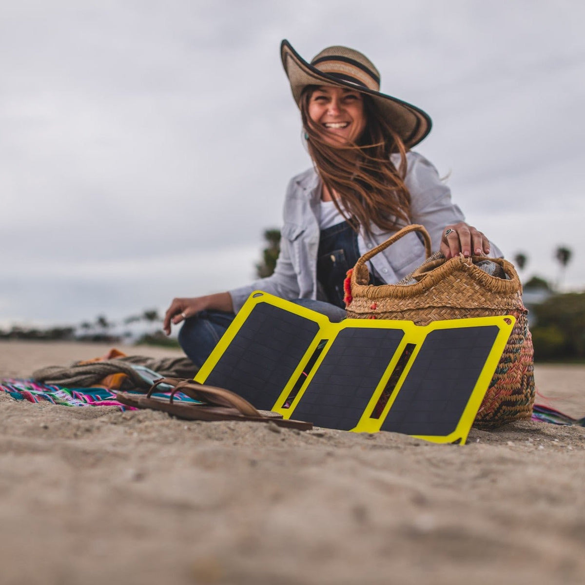 SunJack 15 Watt ETFE Foldable Portable Solar Panel Charger