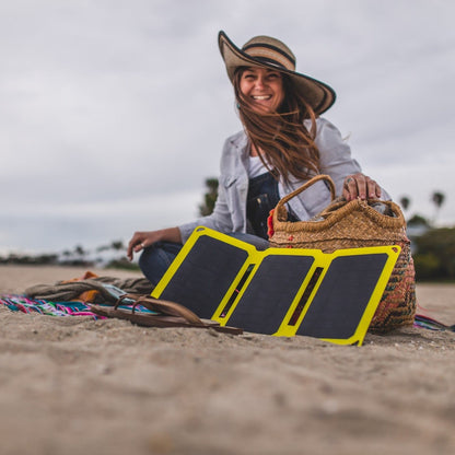SunJack 15 Watt ETFE Foldable Portable Solar Panel Charger