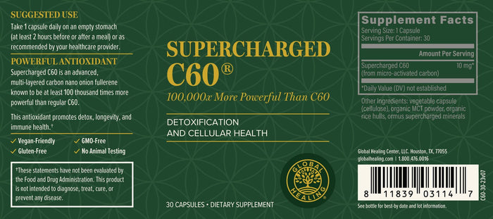 Supercharged C60® 30 Caps