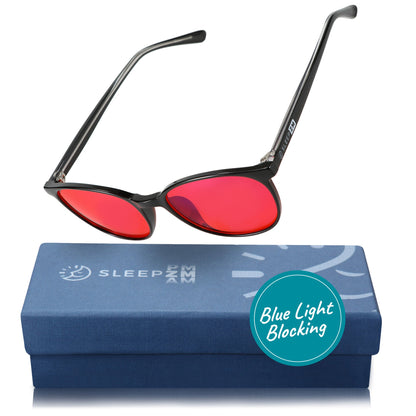 Night-TimeMax Taylor Kids Blue Light Blocking Glasses - Black