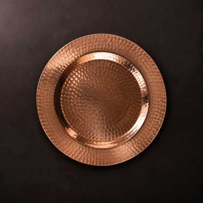 Thessaly 12 Inch Copper Charger Plate