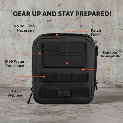 SealBags Large Water Resistant Tactical MOLLE Pouch