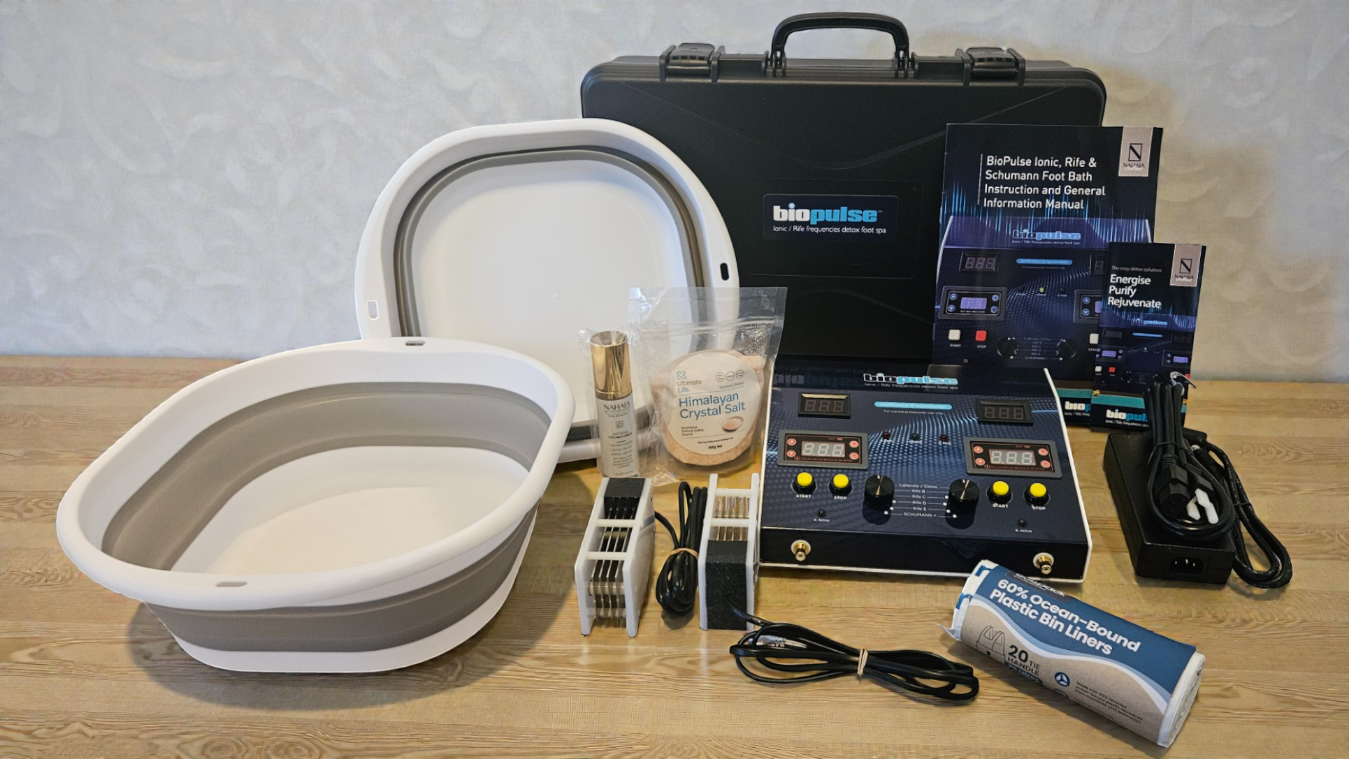 BioPulse DOUBLE 2 Person Ionic Foot Spa with frequencies