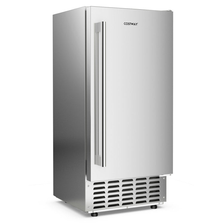 Under Counter Nugget Ice Maker with Timer &amp; Self-Cleaning