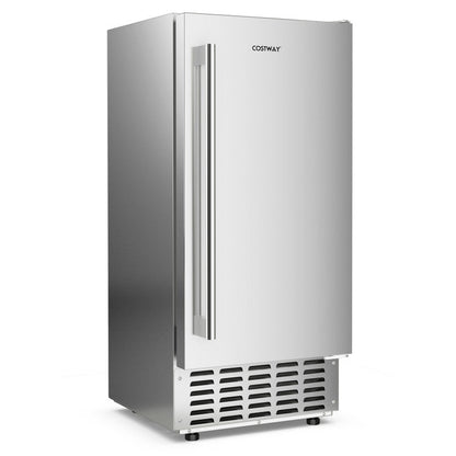 Under Counter Nugget Ice Maker with Timer &amp; Self-Cleaning