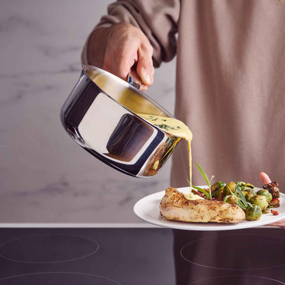 5-Ply Stainless Saucepan with Lid