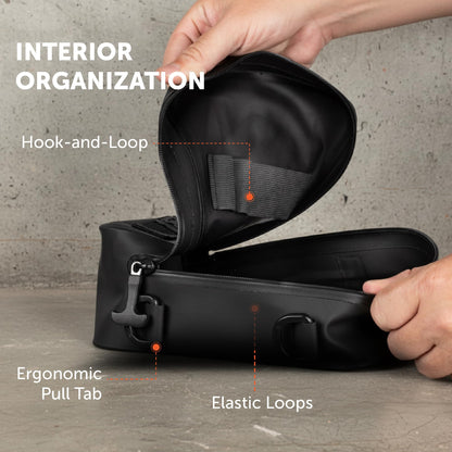 Large Waterproof Submersible Tactical MOLLE Pouch for Hiking, Boating, Tools and Gear. Durable Thermoplastic Design is Compatible with Backpacks, Tactical Belts, Waist Bags and More