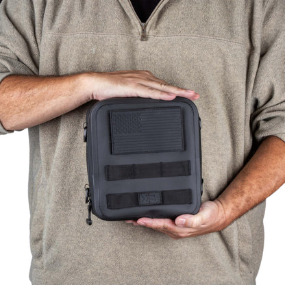 Large Waterproof Submersible Tactical MOLLE Pouch for Hiking, Boating, Tools and Gear. Durable Thermoplastic Design is Compatible with Backpacks, Tactical Belts, Waist Bags and More
