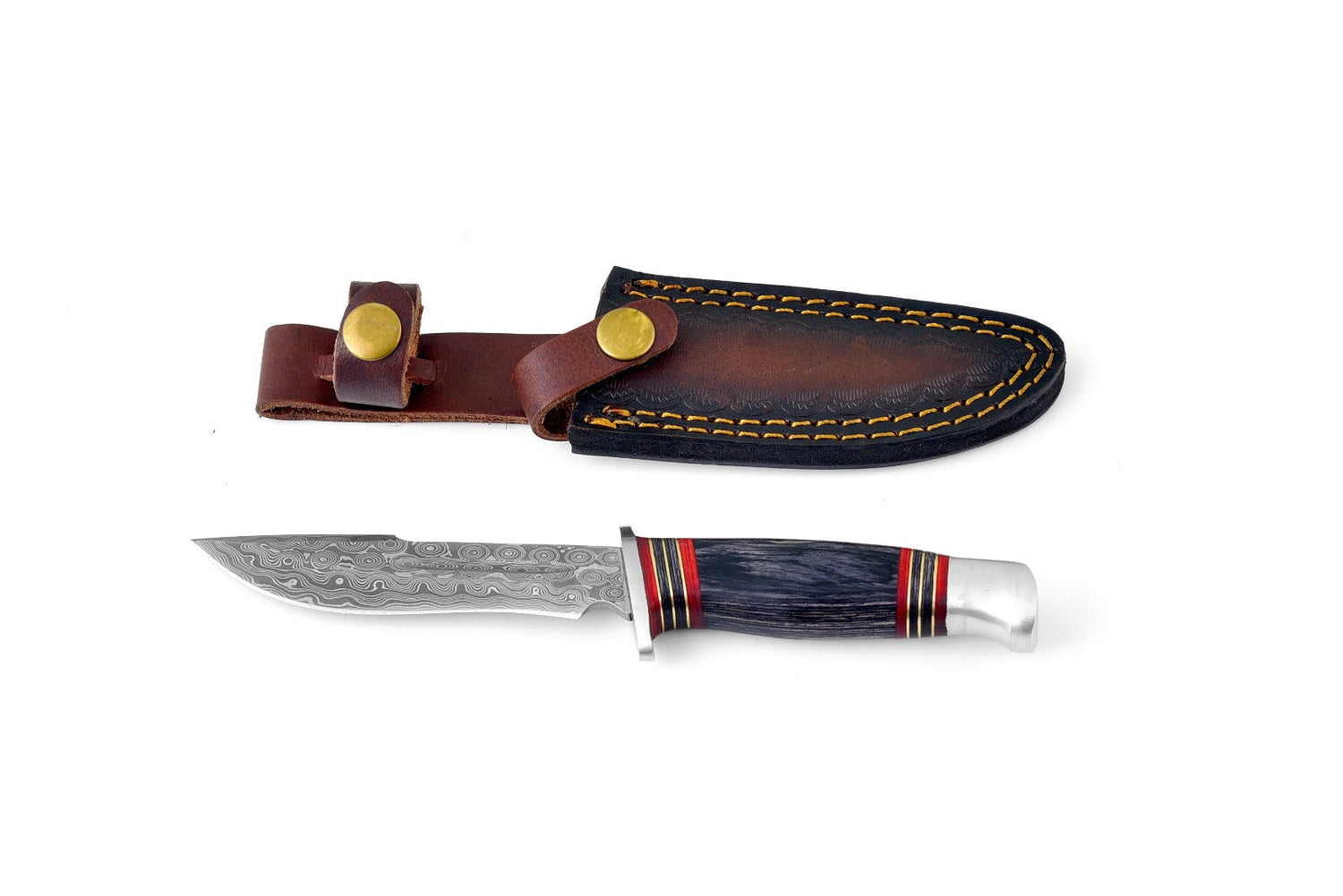 Damascus Steel Utility &amp; Camping Knife TK-163