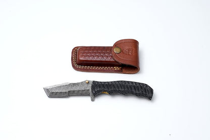 Storm Edge – Damascus Folding Blade - TF-082