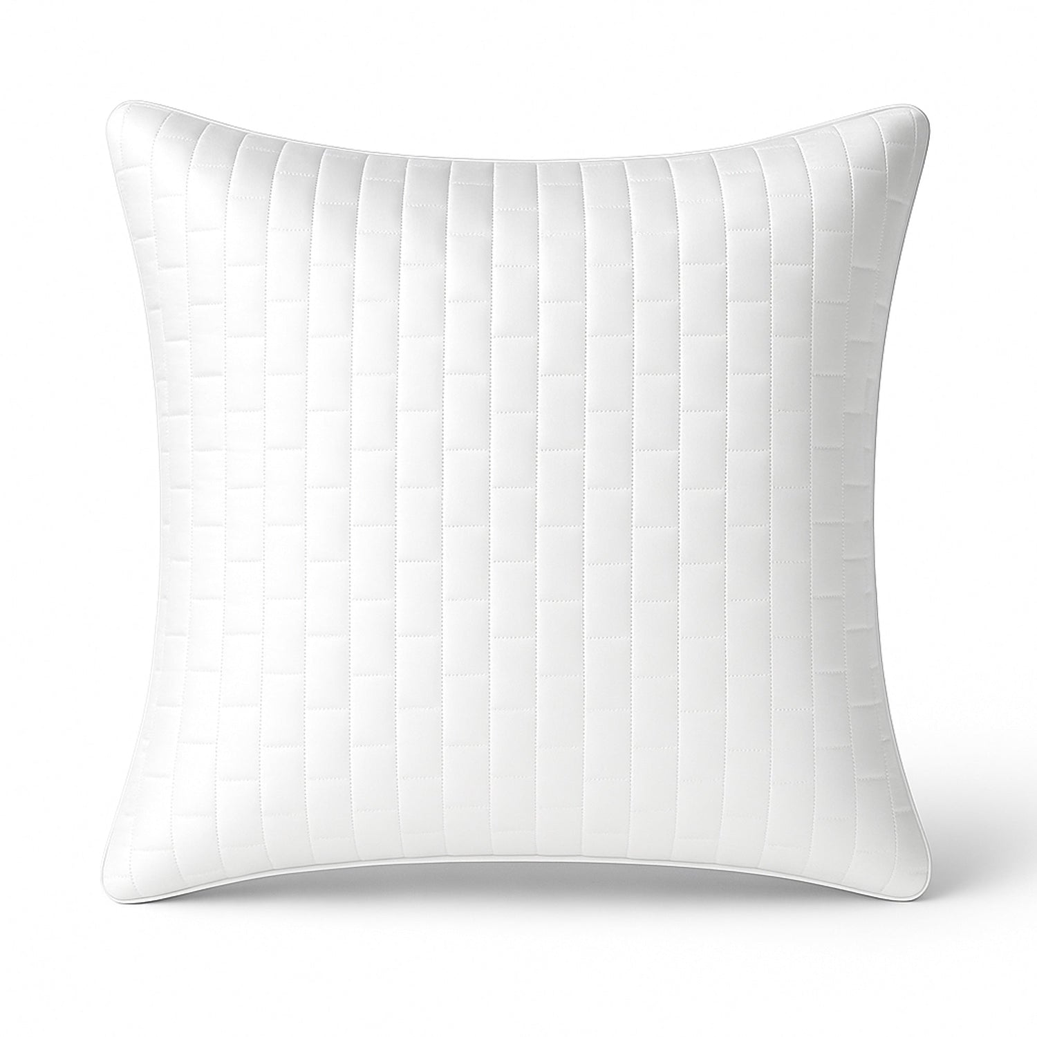 Bamboo Quilted Euro Sham 1 Piece - White