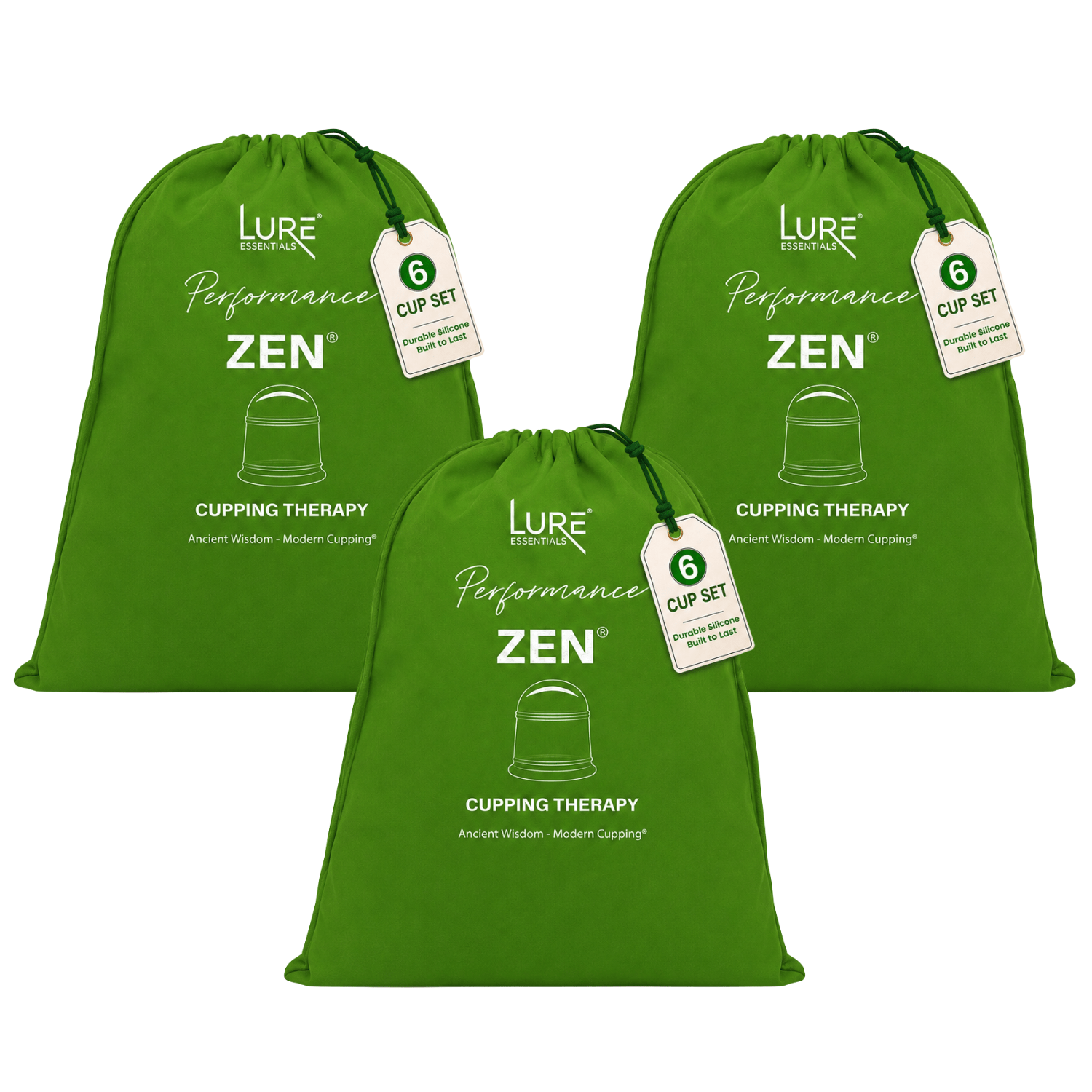 ZEN Cupping Therapy Set - 6 Cups