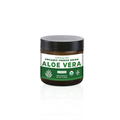 Organic Freeze Dried Aloe Vera 200:1 Extract Powder 1 oz (28g)