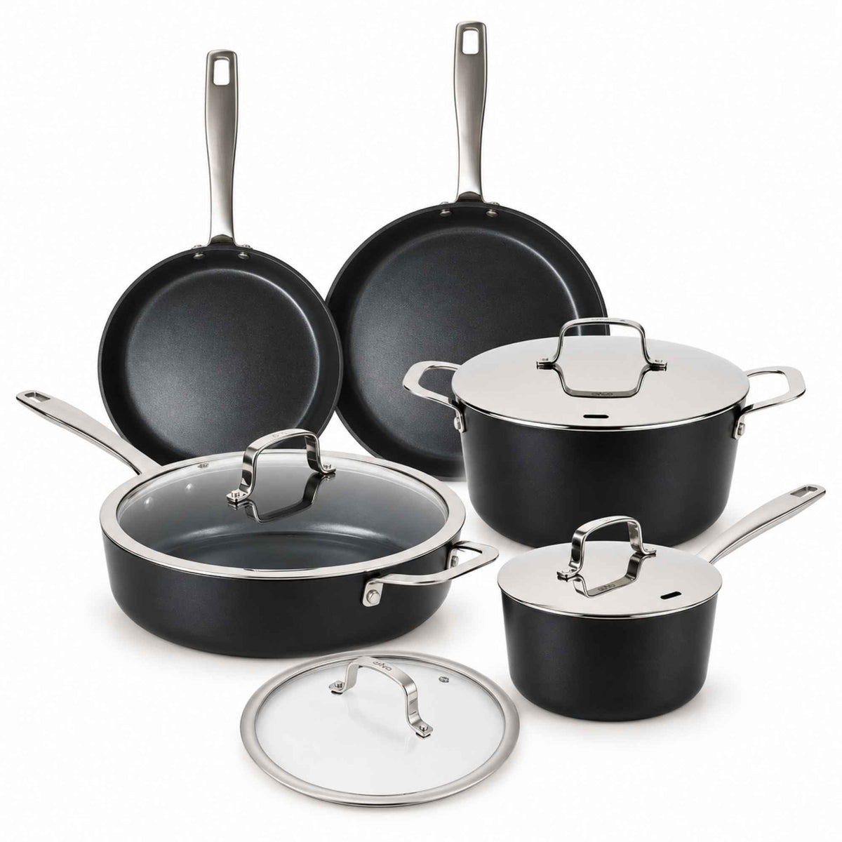 Ceramic Nonstick Cookware Set, 9-Piece