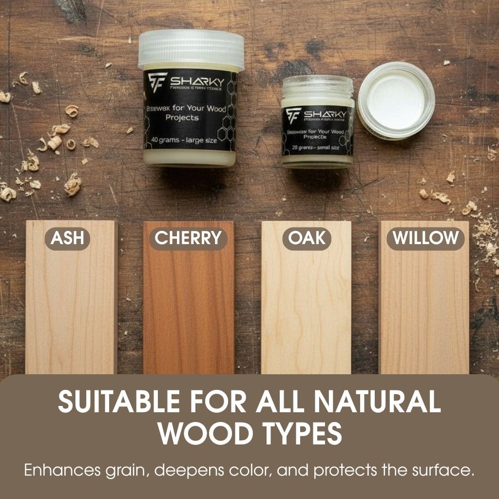 Beeswax Wood Finish – Natural Wood Conditioner for Tool Handles &amp; Carving Projects