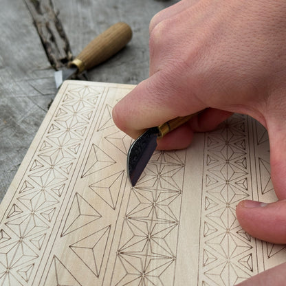 Big Basswood Woodcarving Practice Board