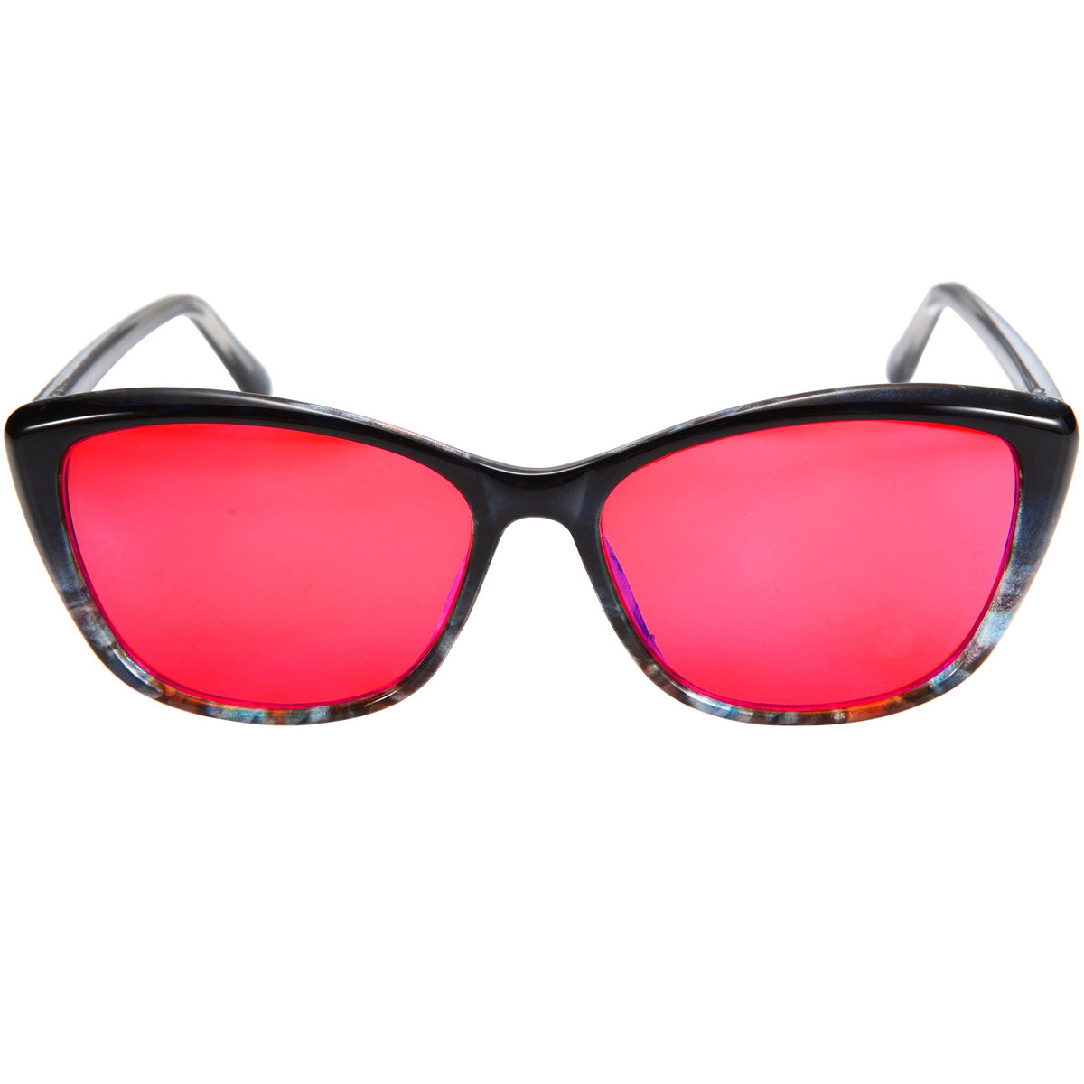 SleepAidMax Red Dottie Cat-Eye Blue Light Glasses – Blue