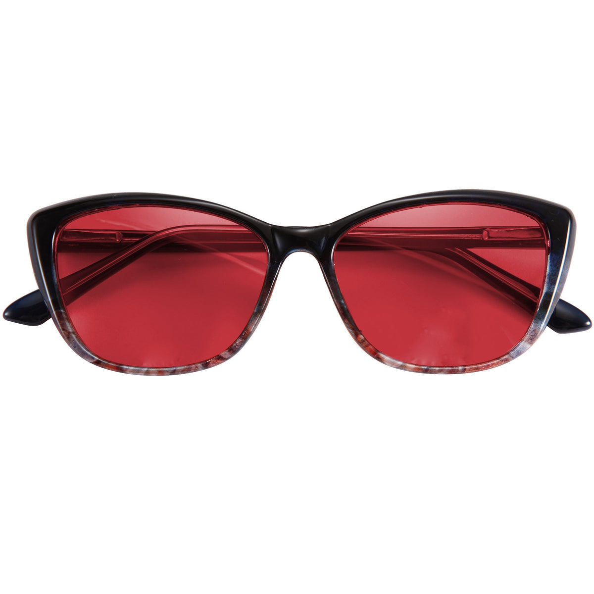 SleepAidMax Red Dottie Cat-Eye Blue Light Glasses – Blue