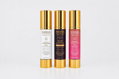 TRI-RANGE 3 PACK - Bundle 3  24ct Gold Coconut Cream, Schumann Radiant Light, Premium Pep Me Up