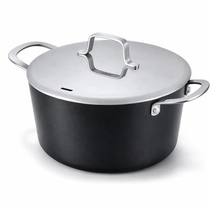 Ceramic Nonstick Stock Pot with Lid, 4.5-Qt