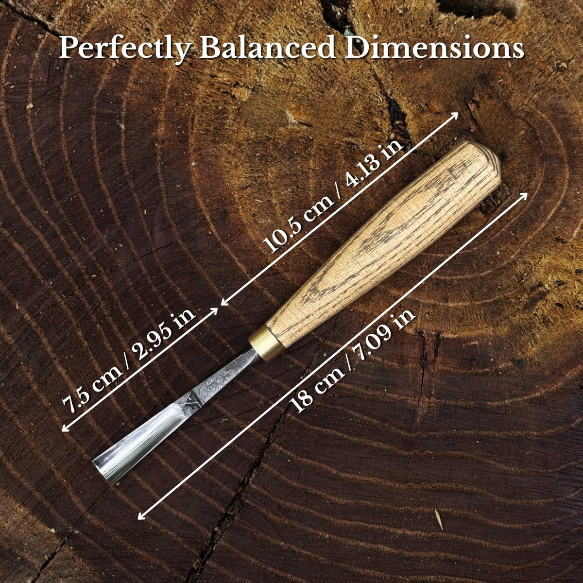 Curved Detail Carving Gouge – 12 mm / 0.47 in