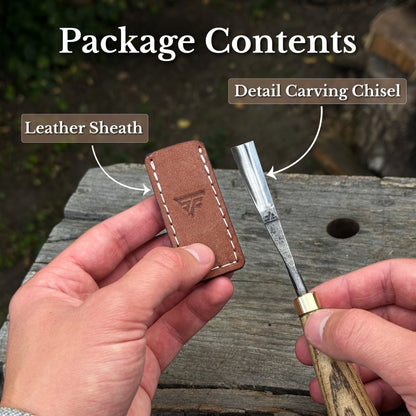Curved Detail Carving Gouge – 12 mm / 0.47 in