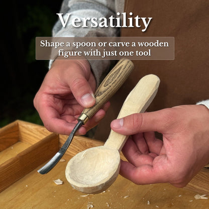 Curved Detail Carving Gouge – 12 mm / 0.47 in