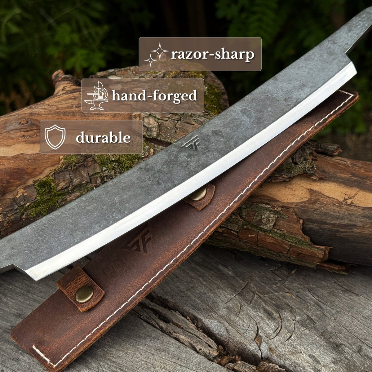 Curved Draw Knife (Push/Pull Shave), 25.5 cm (10 inch) Cutting Edge