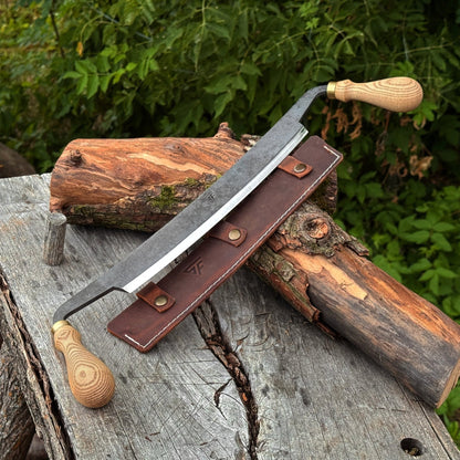 Curved Draw Knife (Push/Pull Shave), 25.5 cm (10 inch) Cutting Edge
