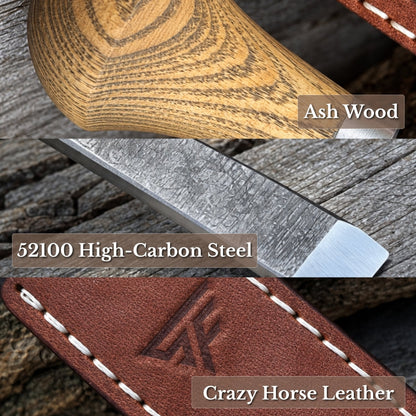 Detail Carving Chisel with Palm Handle, 10 mm (0.39 inches)