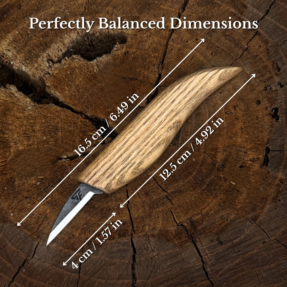 Detail Knife for Wood Carving, 4 cm (1.57 inches)