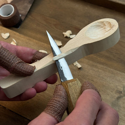 DIY 3-Piece Spoon Carving Kit for Beginners – Linden, Cherry &amp; Oak Wood Blanks