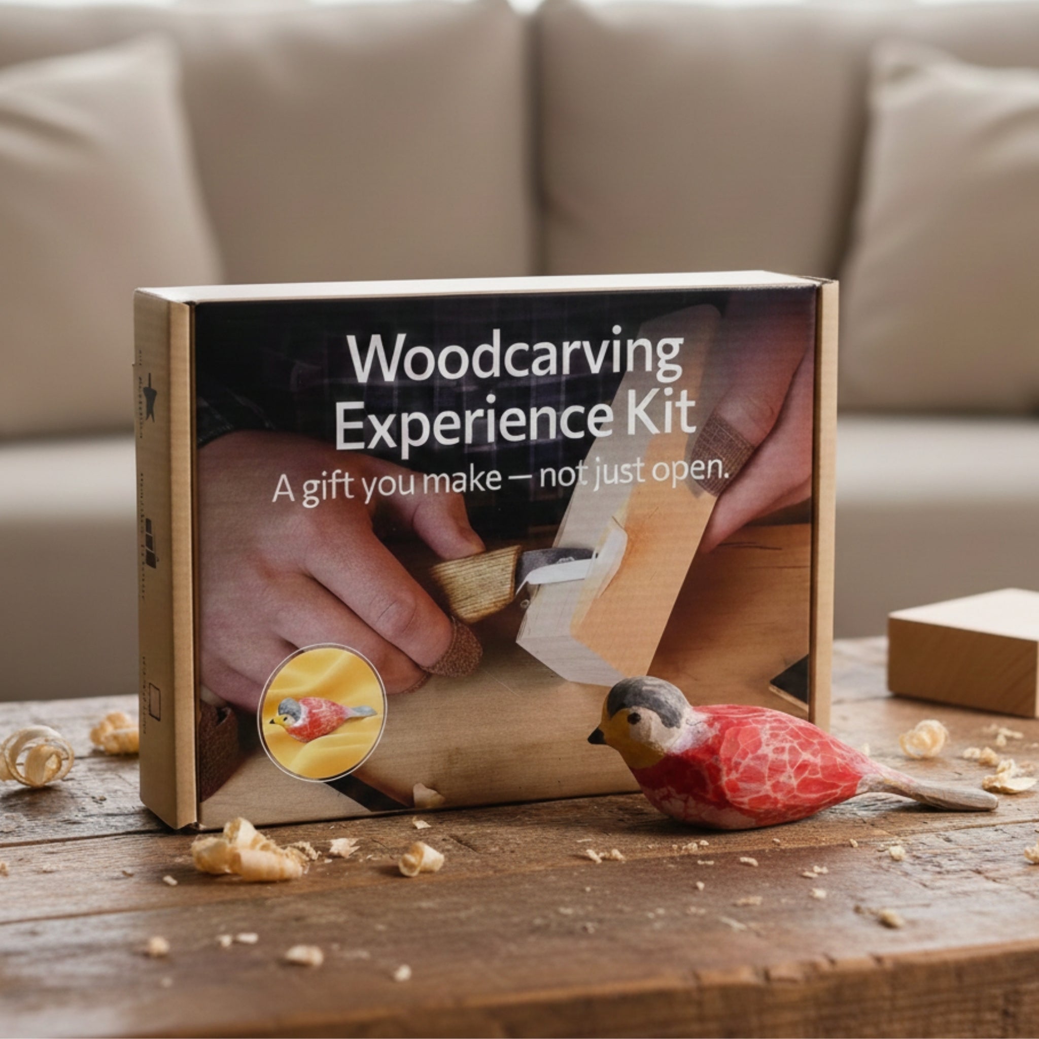 DIY Bird Wood Carving &amp; Painting Kit
