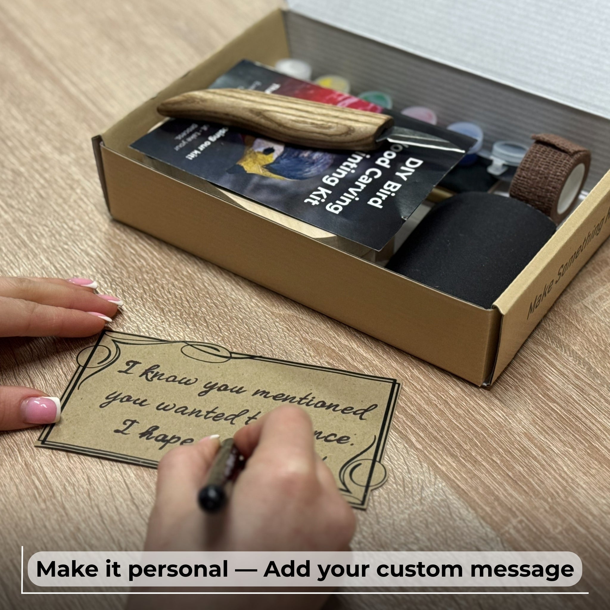 DIY Bird Wood Carving &amp; Painting Kit
