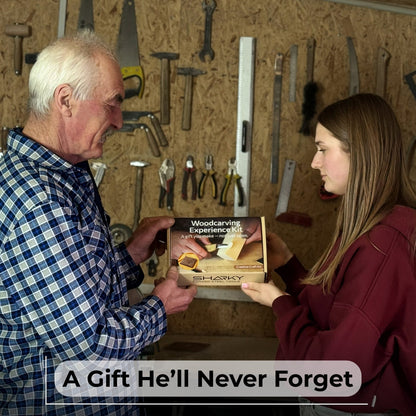 DIY Bunny Carving Kit – Wood Art Set with V-Chisel &amp; Video Guide