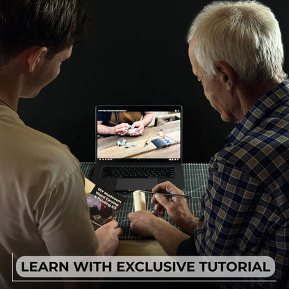 DIY Mushroom Wood Carving &amp; Painting Kit