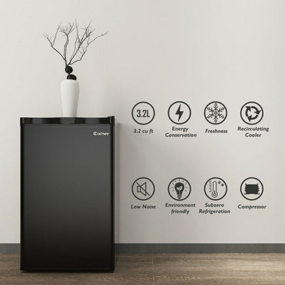 3.2 cu. ft. Mini Dorm Compact Refrigerator – Health Ranger Store