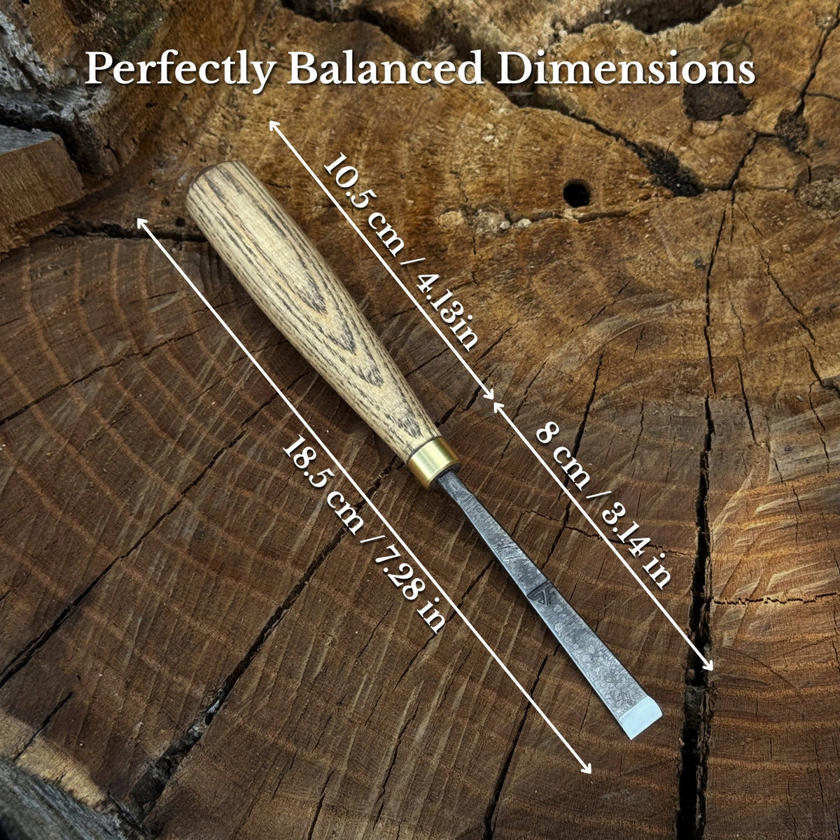 Fine Detail Carving Chisel – 10 mm (0.39 inches) Blade