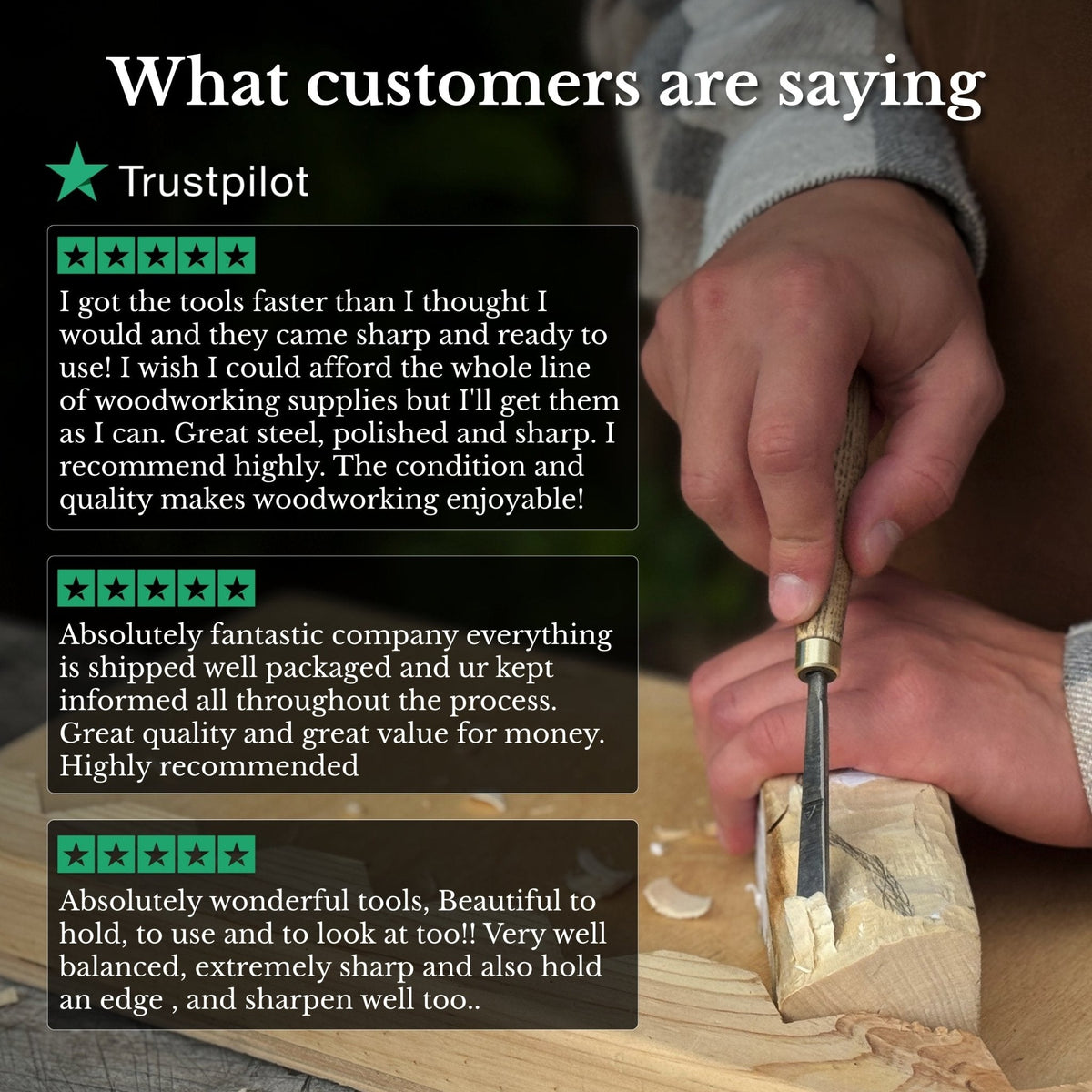 Fine Detail Carving Chisel – 10 mm (0.39 inches) Blade