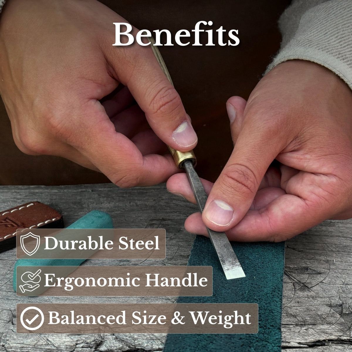 Fine Detail Carving Chisel – 10 mm (0.39 inches) Blade
