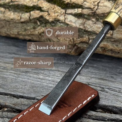 Fine Detail Carving Chisel – 10 mm (0.39 inches) Blade