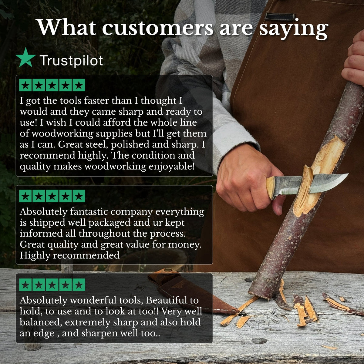 Hand-Forged Bushcraft Knife, 12 cm (4.72 inches)