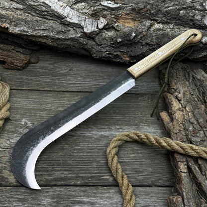 Hand-Forged Bushcraft Knife, 27 cm (10.6 inches)