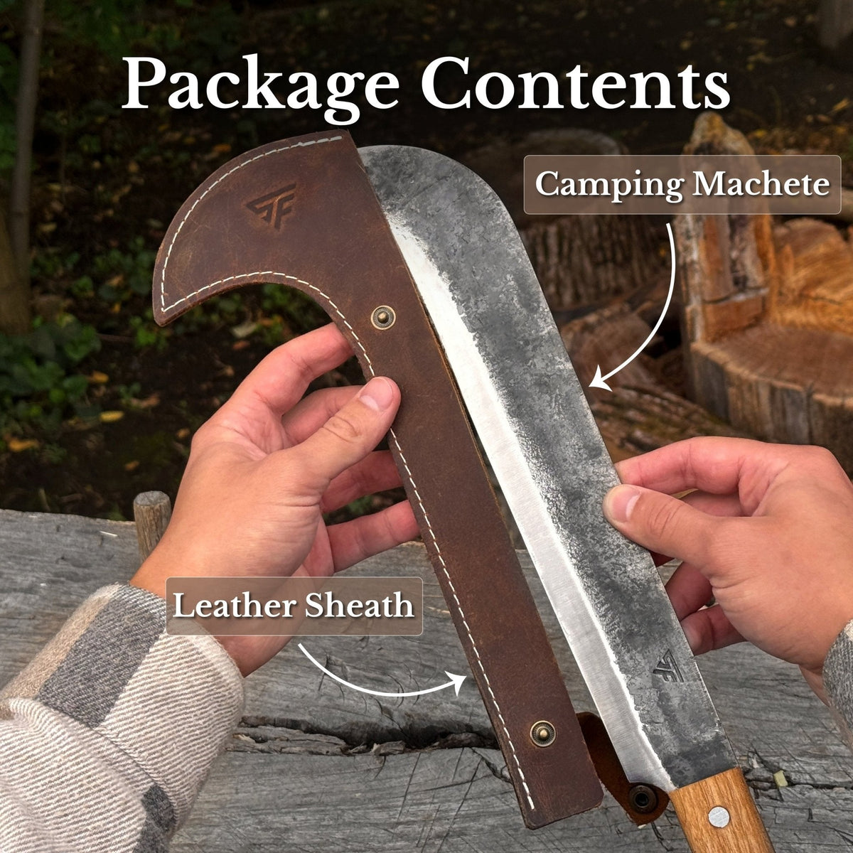 Hand-Forged Bushcraft Knife, 27 cm (10.6 inches)