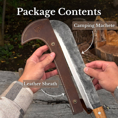 Hand-Forged Bushcraft Knife, 27 cm (10.6 inches)