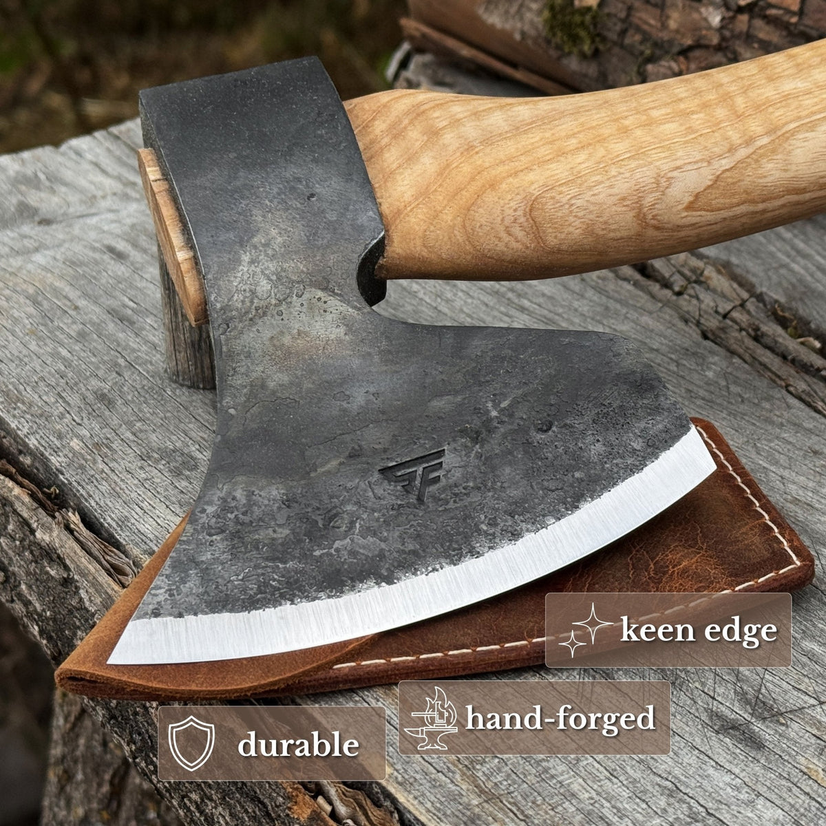 Hand-Forged Carving Axe, 1.05 kg (2.31 Ib)