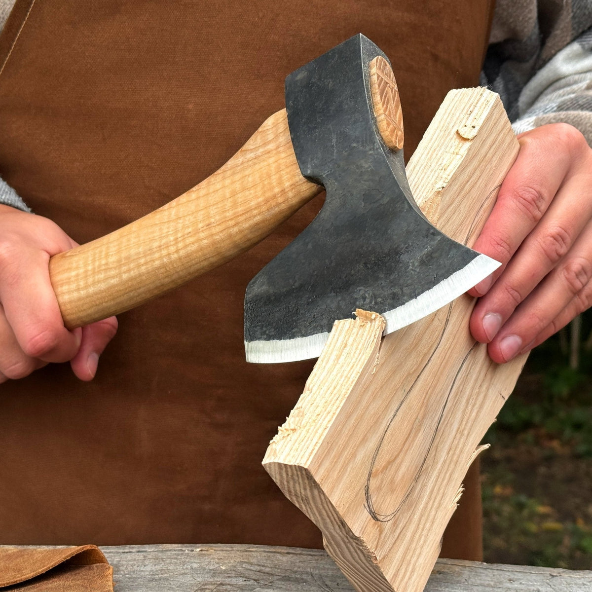 Hand-Forged Carving Axe, 1.05 kg (2.31 Ib)