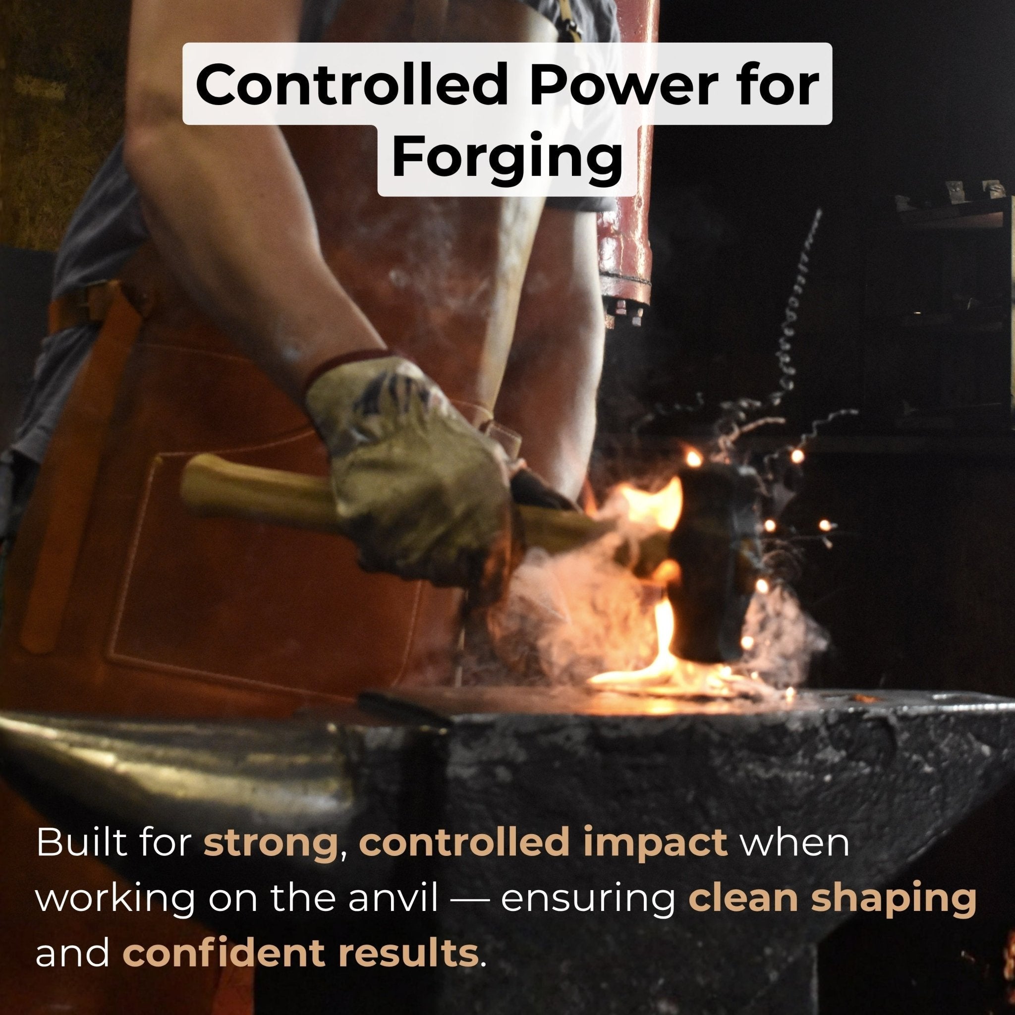 Hand-Forged Double Blacksmith&