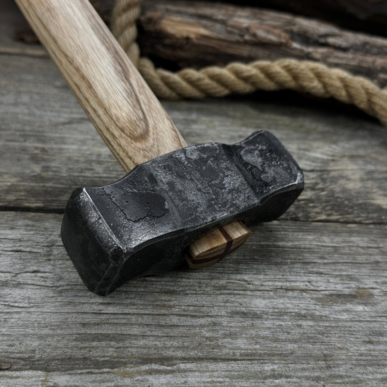 Hand-Forged Double Blacksmith&
